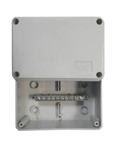 Коробка (КУП) JBS080 85х85х40, 6 вых, IP44 (44006KP): Коробка уравнивания потенциалов (КУП), 6х9мм, 8 зажимов в Стерлитамаке