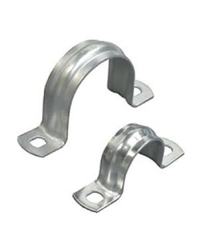 Скоба двухлапковая D50 с двумя отверстиями (50шт) (43650-50): Скоба оцинкованная в Стерлитамаке