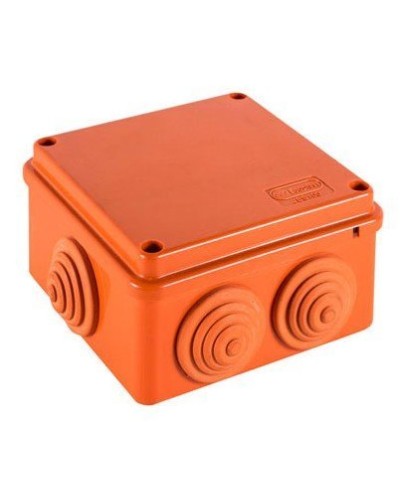 Коробка JBS100 100х100х55, 6 вых., 4P (2,5-16мм²) (43327HF): Коробка монтажная, огнестойкая, без галогена в Стерлитамаке