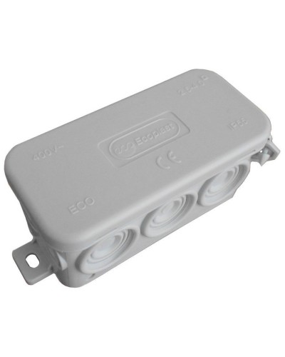 Коробка JBL090 90х42х40, 10 вых., IP55, белая (44055W-1). Коробка монтажная. Экопласт в Стерлитамаке