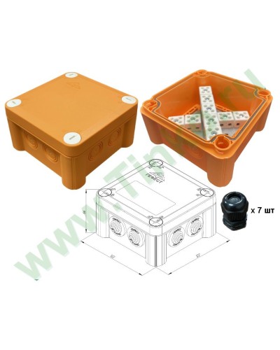 КМ-О-1212(П)(18к)-IP66(П6-12): Коробка монтажная огнестойкая в Стерлитамаке