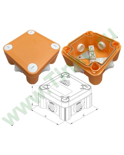 КМ-О-1010(П)(8к)-IP55: Коробка монтажная огнестойкая в Стерлитамаке