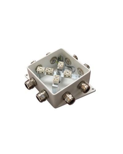 КМ-О (10к)-IP66-120х120, шесть вводов: Коробка монтажная огнестойкая в Стерлитамаке