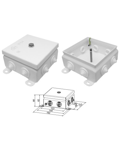 КМ IP55-1212. Коробка монтажная электротехническая. Гефест в Стерлитамаке