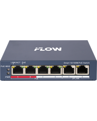 F-SW-EM206POE-VM. Коммутатор с POE. i-FLOW в Стерлитамаке