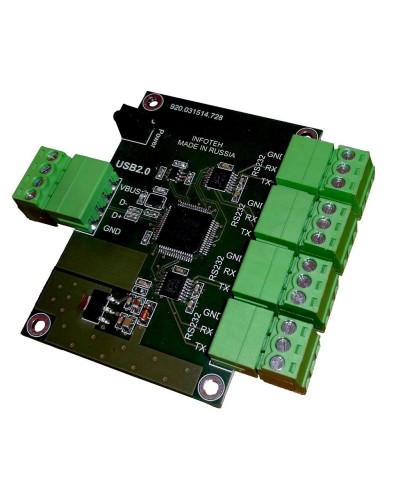 AVT-USB/4RS232. Промышленный преобразователь USB в RS-232. Инфотех в Стерлитамаке