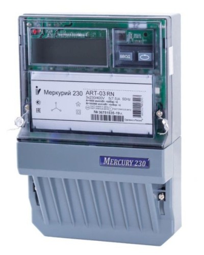 Меркурий 230 ART-01 PQRSIN 3ф 5-60А 1.0/2.0 класс точности, многотарифный (М0000051910). Счетчик электроэнергии. Инкотекс в Стерлитамаке
