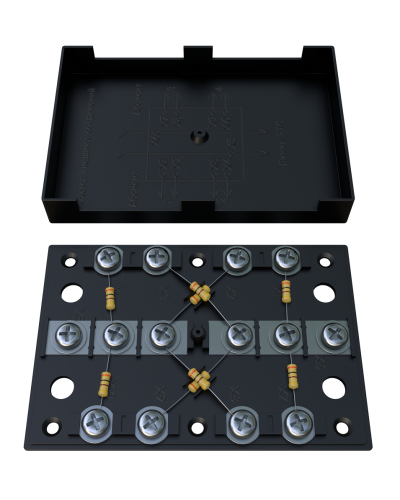 KRA-4 300 Om black (MEC42104). Коробка на 4 абонента. МЭК-Электрика в Стерлитамаке