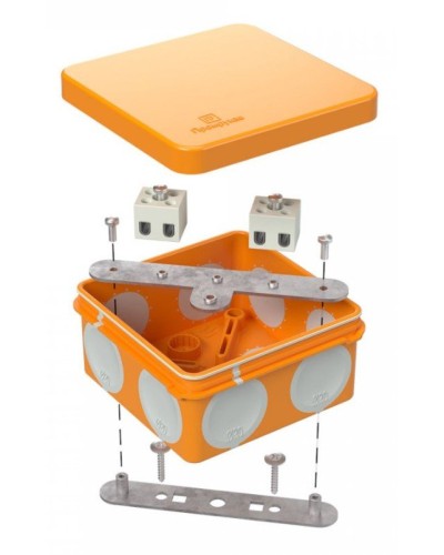 Коробка огнестойкая 80х80х40 (60-0210-FR2.5-4). Коробка огнестойкая для открытой установки. Промрукав в Стерлитамаке