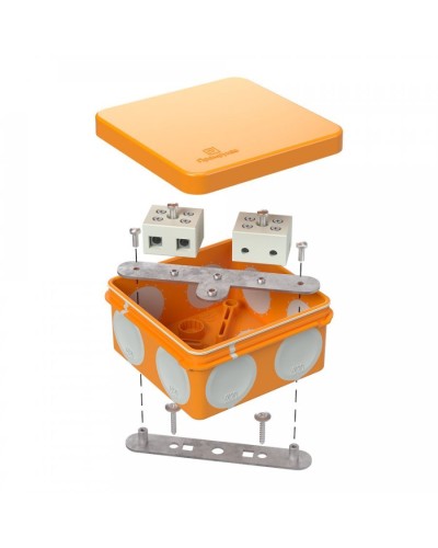 Коробка огнестойкая 80х80х40 (60-0210-FR10.0-4). Коробка огнестойкая для открытой установки. Промрукав в Стерлитамаке