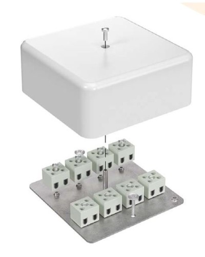 Коробка огнестойкая 103х103х45 для кабель-канала (40-0470-FR6.0-6). Коробка огнестойкая для кабель-канала. Промрукав в Стерлитамаке