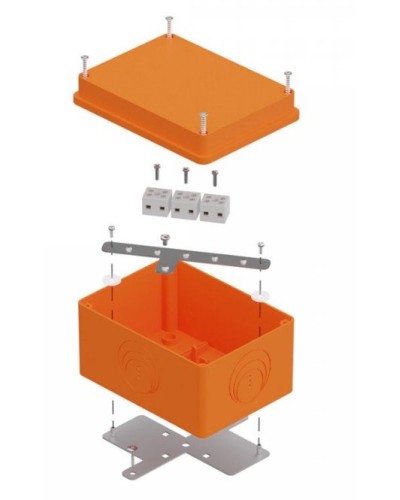 Коробка огнестойкая 150х110х90 E15-E120 для о/п (40-0351-FR2.5-6). Коробка огнестойкая для открытой установки. Промрукав в Стерлитамаке