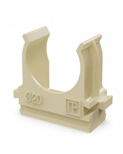 Крепёж-клипса для труб АБС-пластик сосна D20 (100 шт) (PR13.0049). Крепление для труб ПВХ. Промрукав в Стерлитамаке