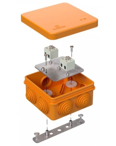 Коробка огнестойкая 80х80х40 (40-0210-FR1.5-4). Коробка огнестойкая для открытой установки. Промрукав в Стерлитамаке