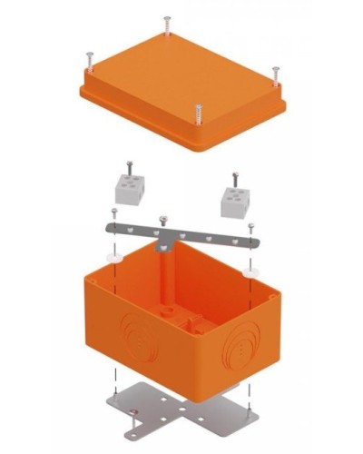 Коробка огнестойкая 150х110х90 E15-E120 для о/п (40-0351-FR10.0-4). Коробка огнестойкая для открытой установки. Промрукав в Стерлитамаке