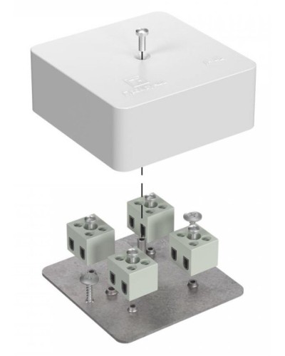 Коробка огнестойкая 75х75х30 (40-0450-FR1.5-8). Коробка огнестойкая для открытой установки. Промрукав в Стерлитамаке