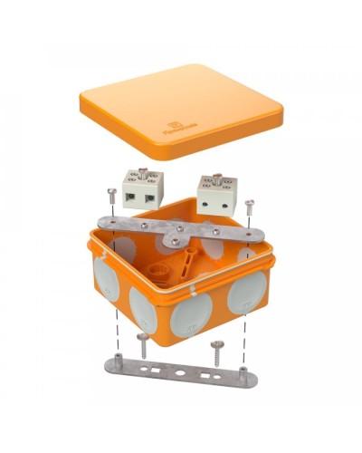 Коробка огнестойкая 80х80х40 (60-0210-FR6.0-4). Коробка огнестойкая для открытой установки. Промрукав в Стерлитамаке