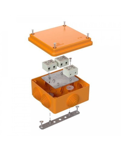 Коробка огнестойкая 100х100х50 (40-0300-FR6.0-6). Коробка огнестойкая для открытой установки. Промрукав в Стерлитамаке