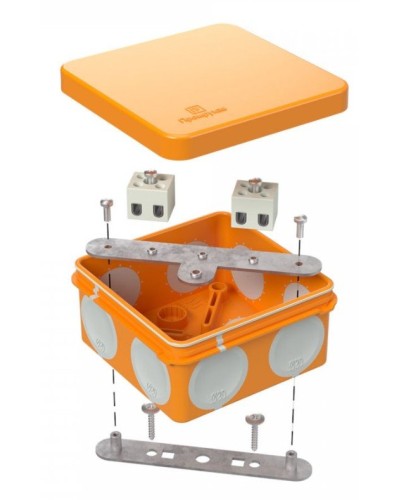 Коробка огнестойкая 80х80х40 (60-0210-FR2.5-6). Коробка огнестойкая для открытой установки. Промрукав в Стерлитамаке