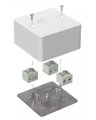 Коробка огнестойкая 103х103х45 (40-0470-FR2.5-6). Коробка огнестойкая для открытой установки. Промрукав в Стерлитамаке