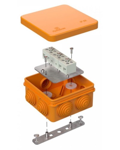 Коробка огнестойкая 80х80х40 (40-0210-FR2.5-6). Коробка огнестойкая для открытой установки. Промрукав в Стерлитамаке