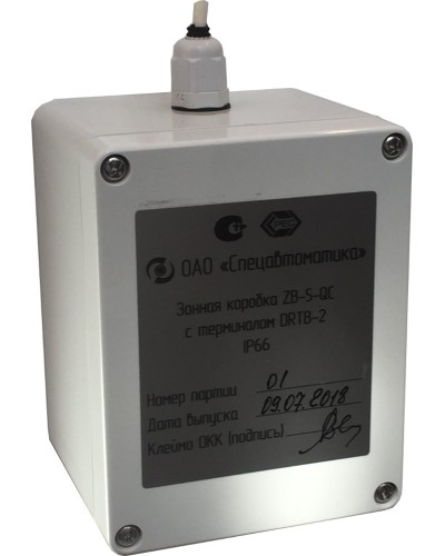 ZB-5-QC с DRTB-2 исп.02. Монтажная зонная коробка. Спецавтоматика, Москва в Стерлитамаке