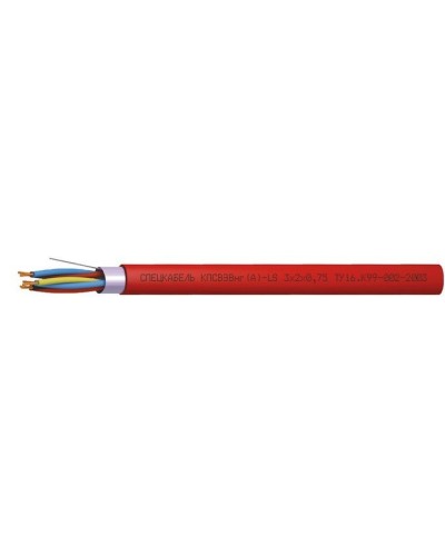 КПСВЭВнг(А)-LS 3х2х1,5 (Спецкабель). Кабель симметричный для систем сигнализации и управления, групповой прокладки, с пониженным дымо- и газовыделением. Спецкабель в Стерлитамаке