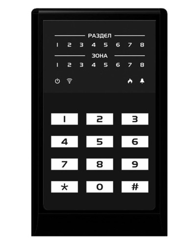 МИРАЖ-КД-04 (black). Кнопочная кодовая панель. Стелс НПП в Стерлитамаке