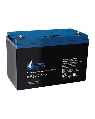 HML-12-100. Аккумулятор герметичный свинцово-кислотный. Связь инжиниринг в Стерлитамаке